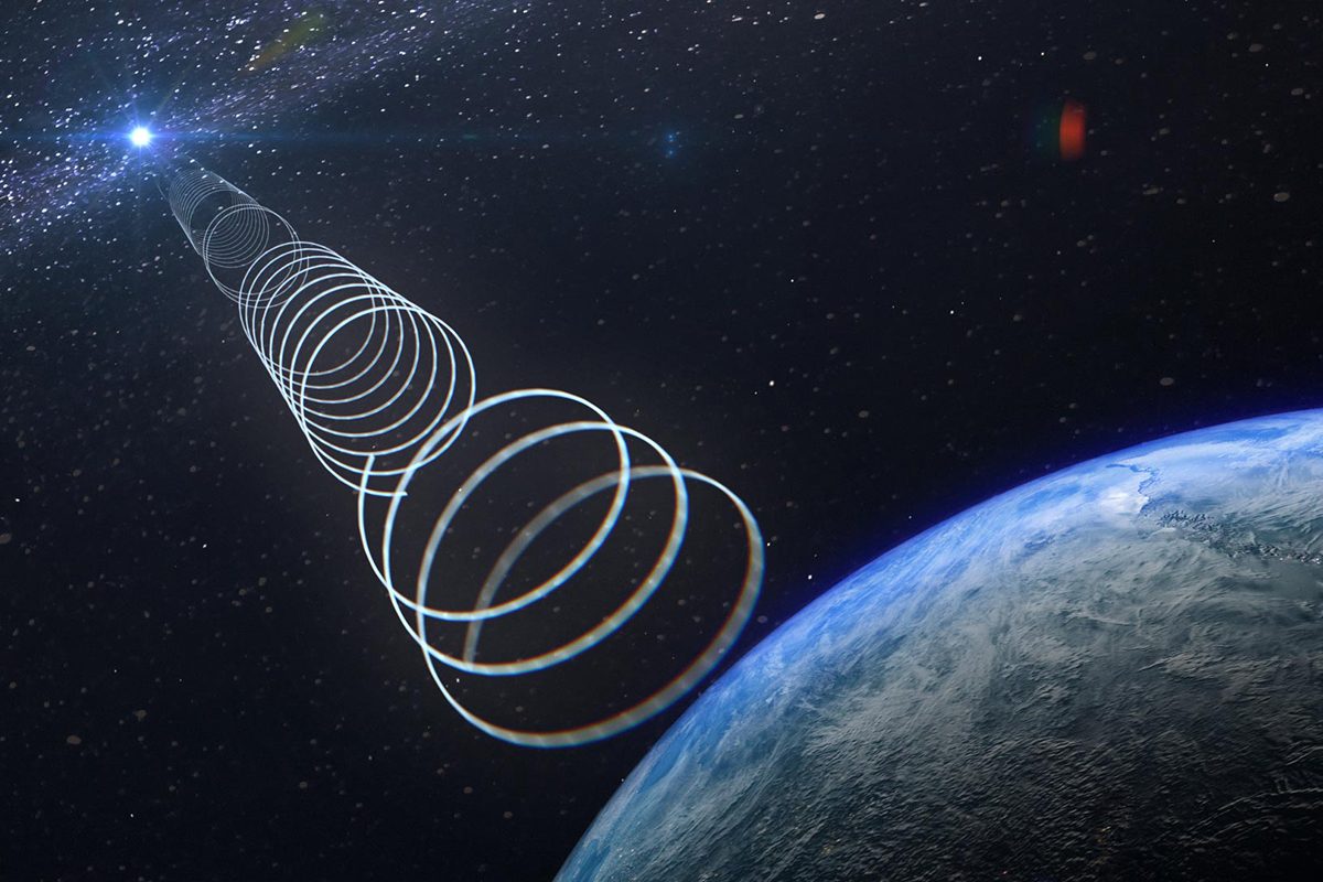 The mysterious radio signal, ASKAP J173608.2-321635, was picked up six times between January and September 2020, but what has been causing it? Credit: Sebastian Zentilomo