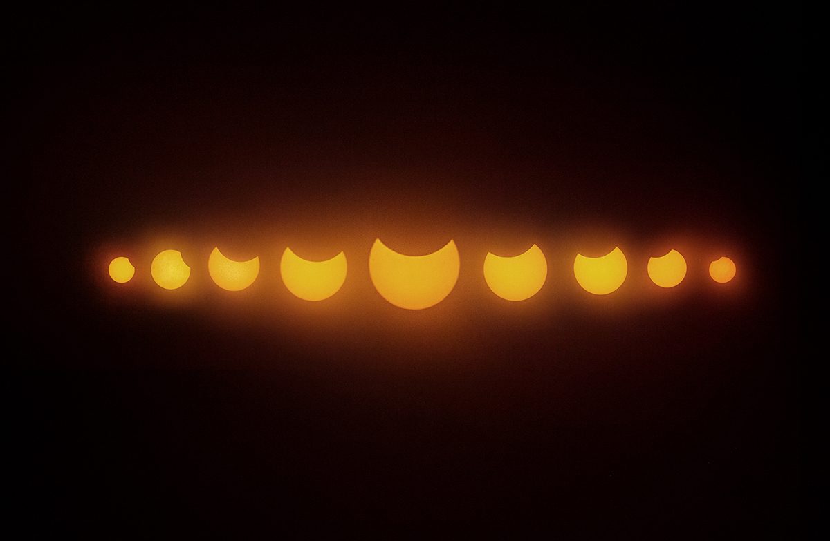 Partial solar eclipse, 29 March 2025. Rebecca Saxton, Cambridge, UK. Equipment: Canon 6D, Canon 70-200mm, tripod, solar filter. Exposure: 200mm, f/4, 1/80. Software: Lightroom