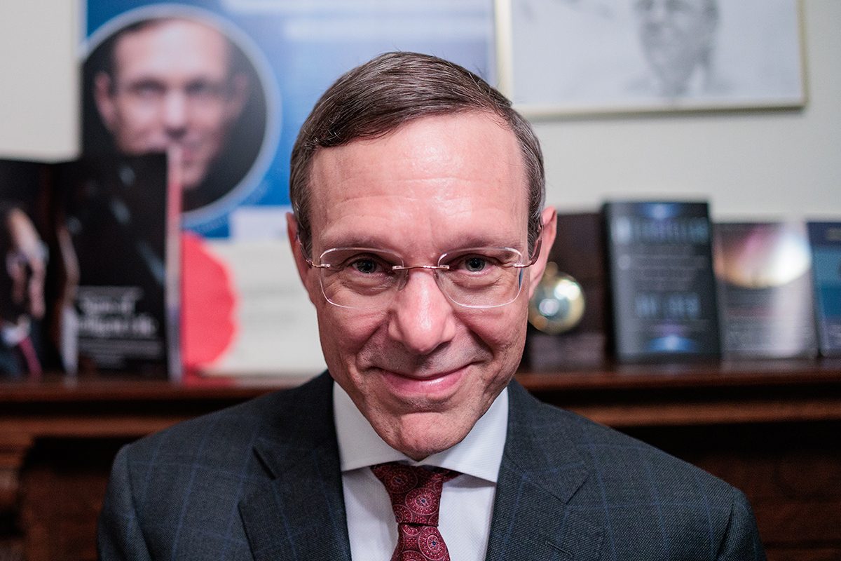 Avi Loeb,at his home in Lexington, Massachusetts, United States on August 8, 2023. Photo by Anibal Martel/Anadolu Agency via Getty Images