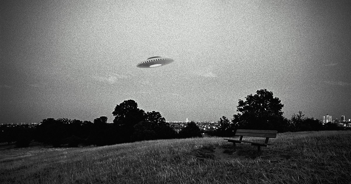 UFO flying saucer. Credit: Ray Massey / Getty Images