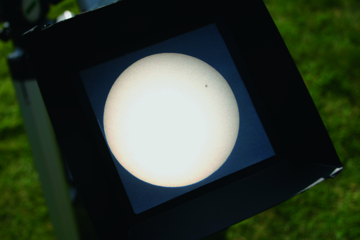 solar funnel sunspot
