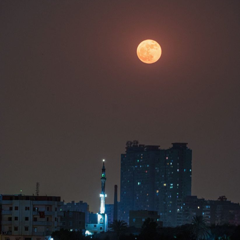Sturgeon Moon over the Nile, by Osama Fathi, Cairo, Egypt, 1 August 2023. Most years, the Sturgeon Moon is a regular old full Moon. IN 2026, the Sturgeon Moon will coincide with a lunar eclipse