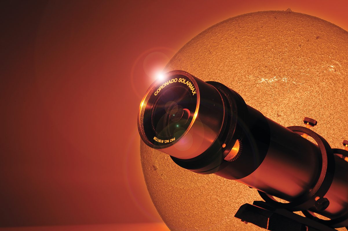 A solar telescope will give you safe, up-close views of the August 2026 solar eclipse