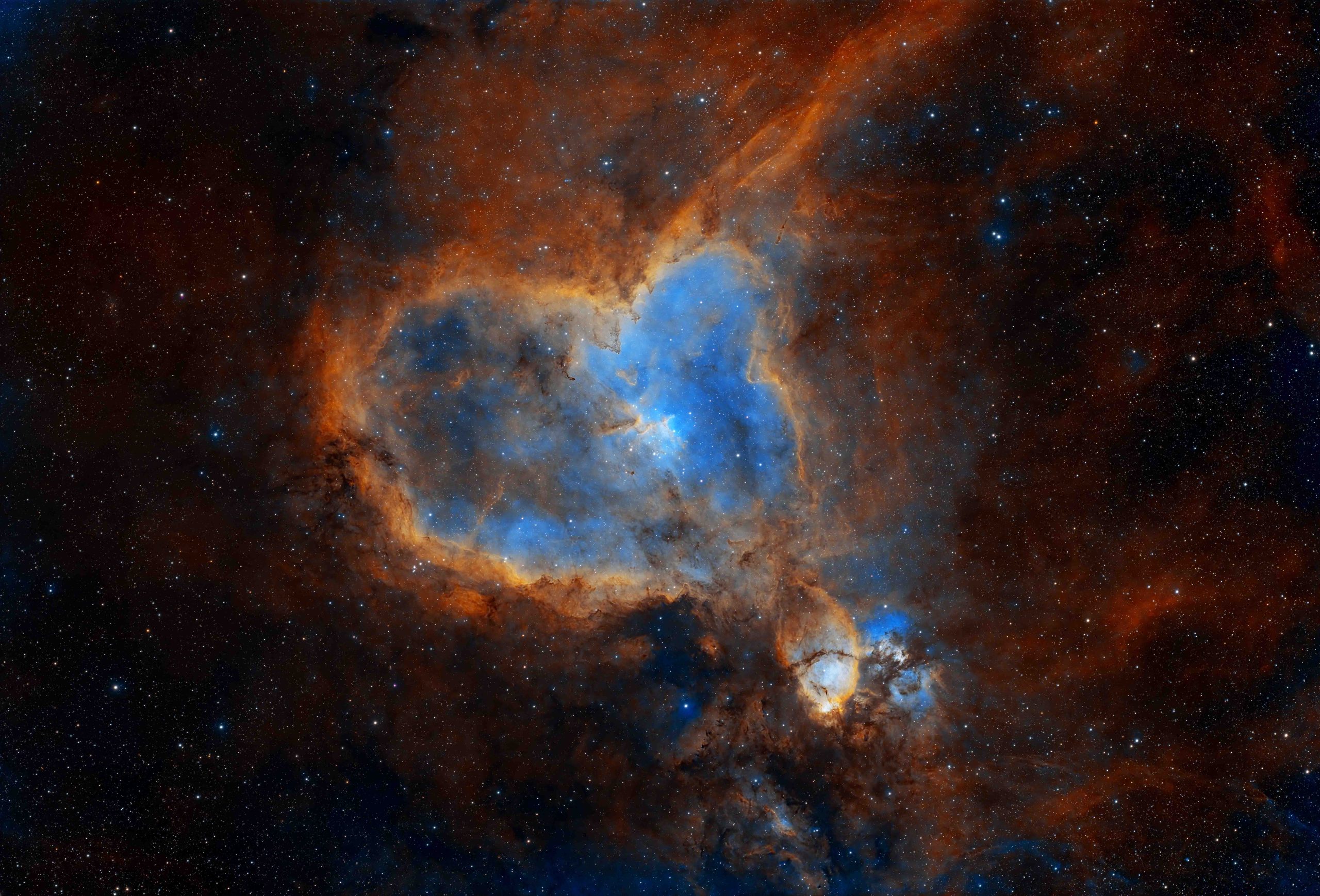 The Heart Nebula Benjamin and Joshua Lawler, aged 10 and 12, UK Highly commended, ZWO Young Astronomy Photographer of the Year
