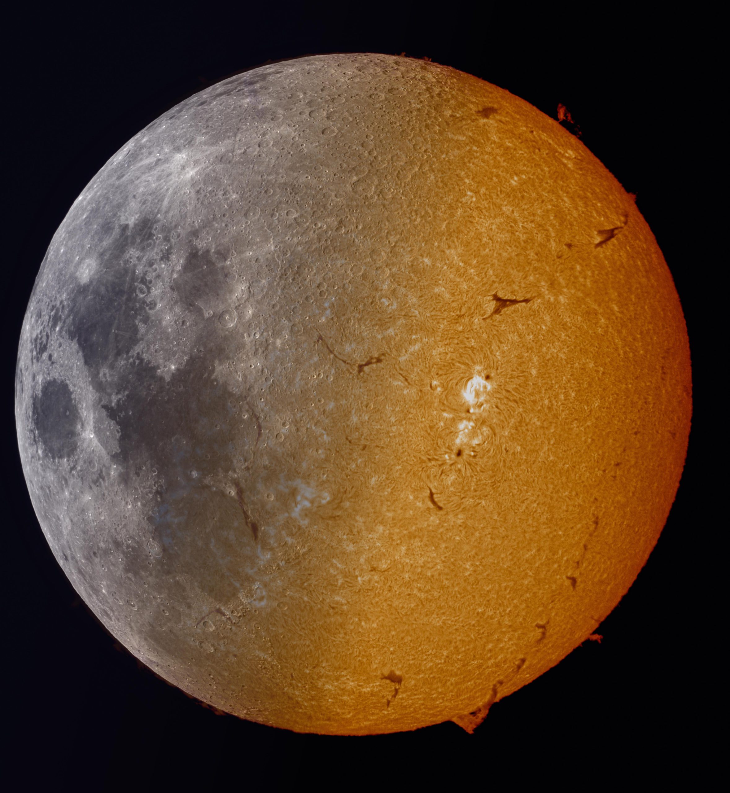 A Sphere of Opposites Shamiqh Gajdhar, aged 14, India Highly commended, ZWO Young Astronomy Photographer of the Year