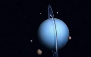 Illustration of Uranus and its Moons. Credit: QAI Publishing/Universal Images Group via Getty Images) Illustration of Uranus and its Moons. Credit: QAI Publishing/Universal Images Group via Getty Images)