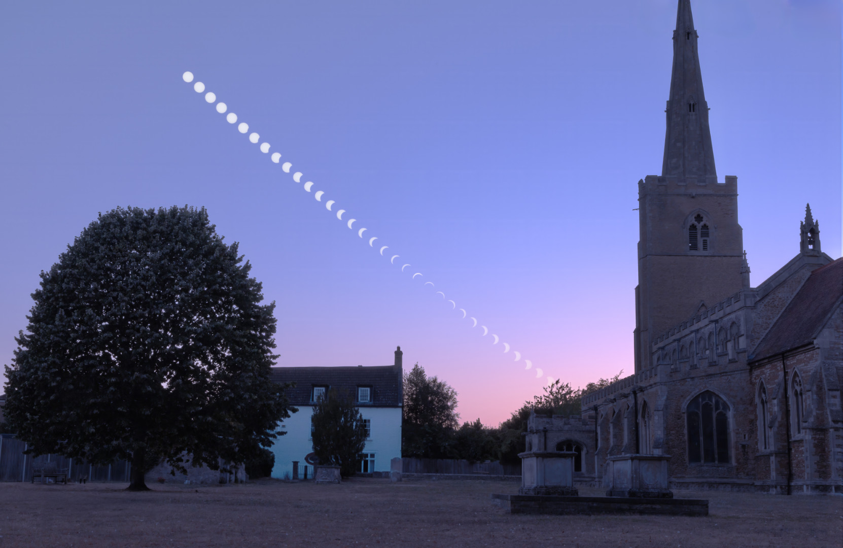 Martyn Hopkins, March, Cambridgeshire, UK, 12 August 2026 Equipment: Canon EOS R5 Mk II camera, Canon 24-105mm lens, Altair Astro Omegon Carbon tripod
