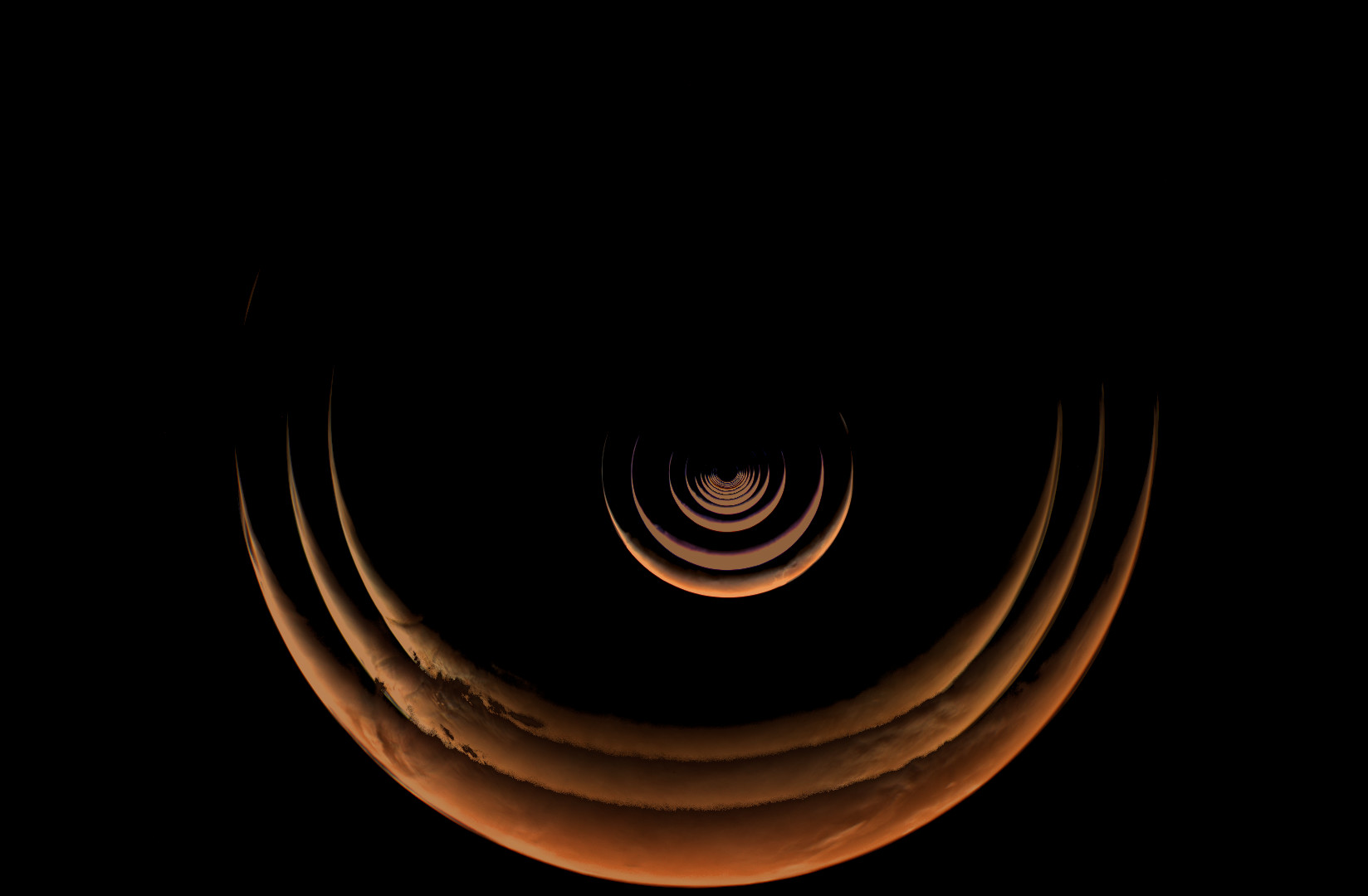 Martian crescent Psyche, 16 July 2026 Credit: NASA/JPL-Caltech/ASU