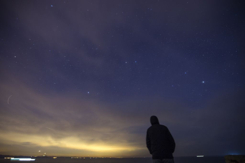 Leave your telescope and binoculars at home. Meteor showers are best spotted with the naked eye. Credit: Isa Terli/Anadolu Agency/Getty Images