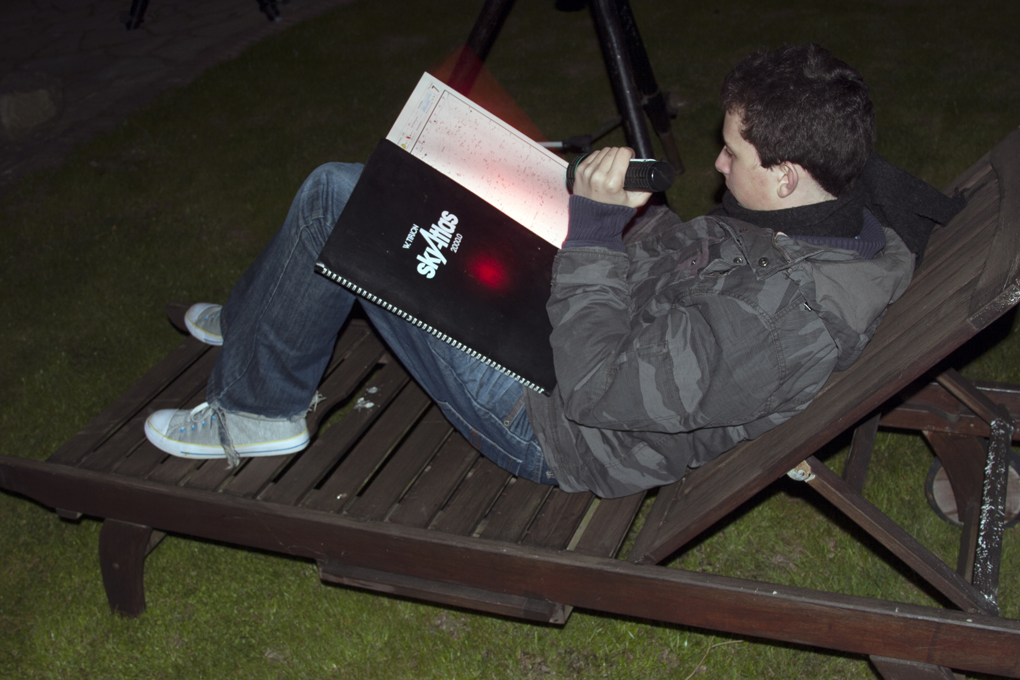 A red torch enables you to check charts without ruining dark adapted vision. A red torch enables you to check charts without ruining dark adapted vision.