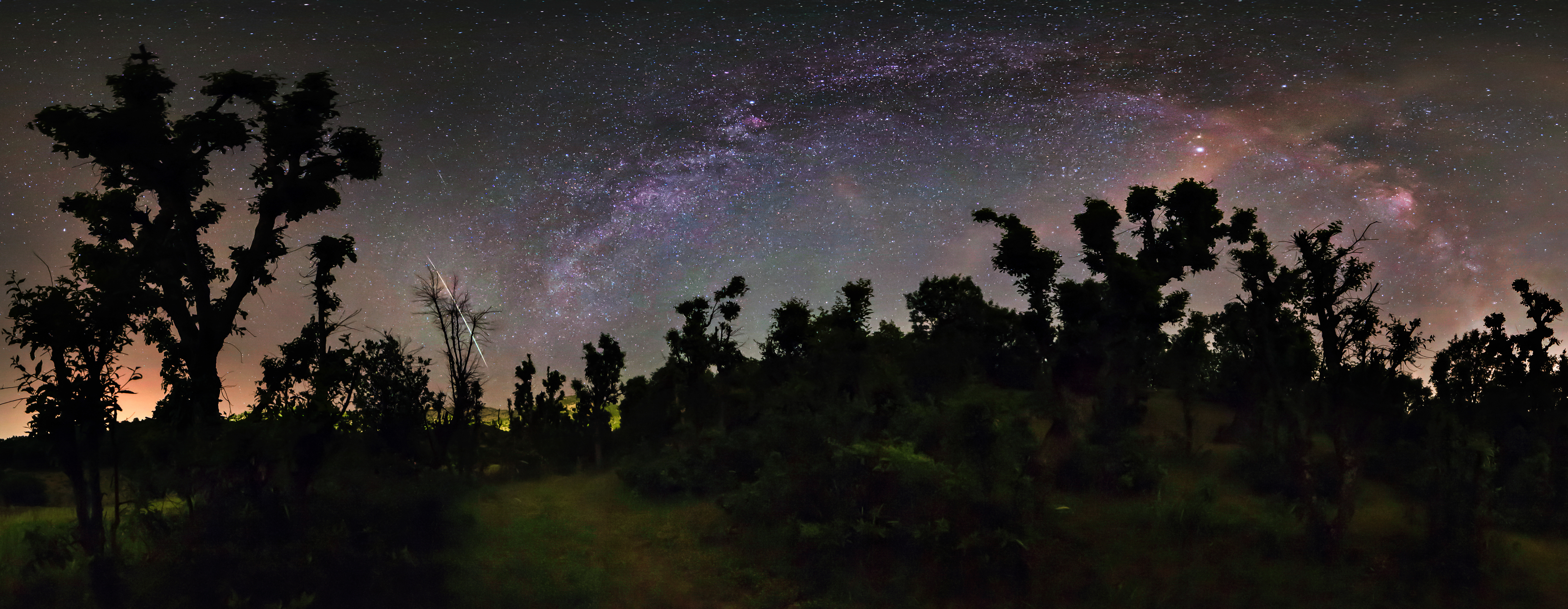 Meteors_008 Meteor in the Forest by Anvar Ghaderi, Baneh, Kurdistan, Iran. Equipment: 5D canon, 14mm samyang lens.