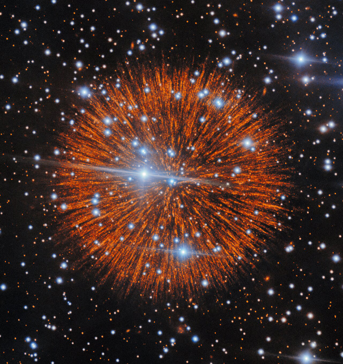 Image of supernova remnant Pa 30, as seen by the Gemini North telescope. Credit: International Gemini Observatory/NOIRLab/NSF/AURA. Acknowledgment: PI: T. Cunningham (Center for Astrophysics — Harvard & Smithsonian). Image Processing: J. Miller & M. Rodriguez (International Gemini Observatory/NSF NOIRLab), T.A. Rector (University of Alaska Anchorage/NSF NOIRLab), D. de Martin & M. Zamani (NSF NOIRLab)