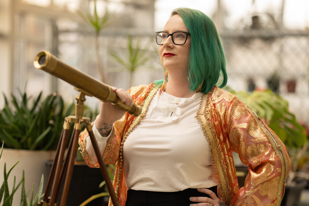 Dr Seven Rasmussen is a professor of physics, astronomy and astrobiology. Credit: Cade Twilley