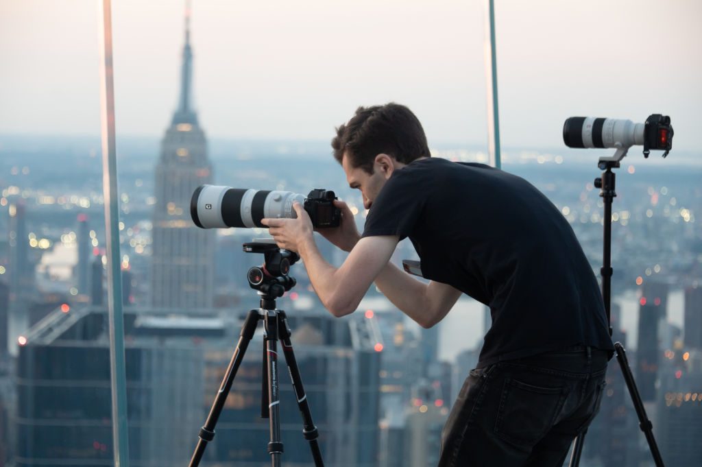 The compact convenience makes a self-contained unit like a DSLR camera a popular choice if you're going to photograph a solar eclipse. Credit: Noam Galai / Getty Images