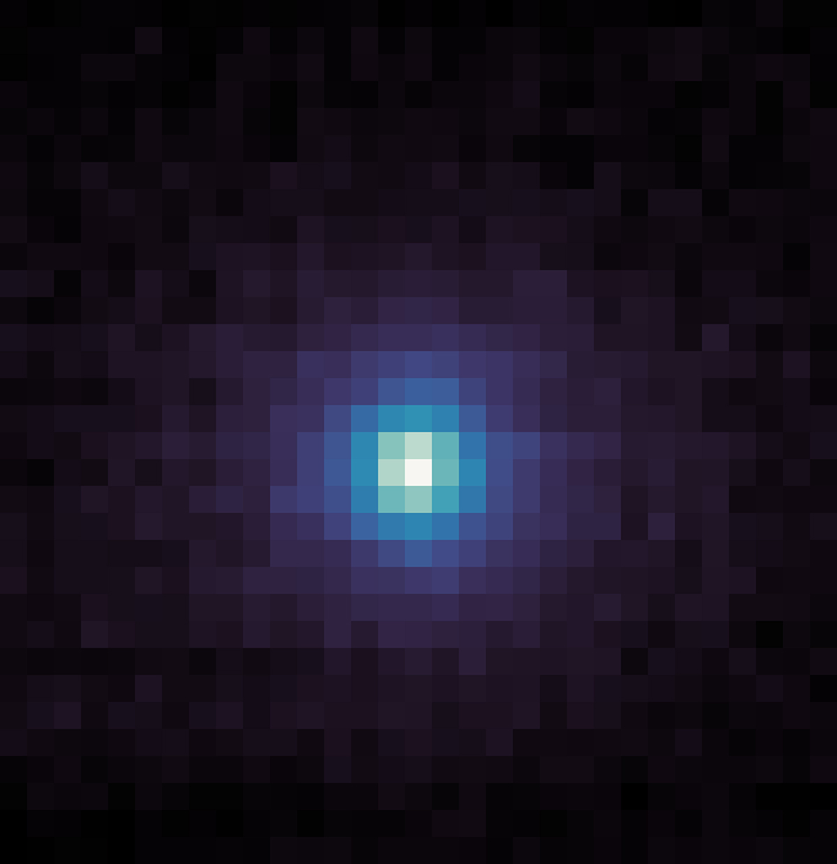 Ultraviolet image showing the coma around comet 3I/ATLAS as seen on 9 October 2025 by NASA's MAVEN spacecraft. Credit: NASA/Goddard/LASP/CU Boulder