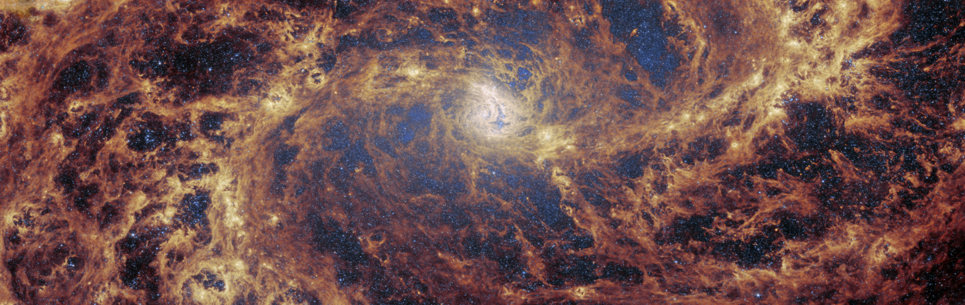Spiral galaxy Messier 83 as seen by the James Webb Space Telescope. Credit: ESA/Webb, NASA & CSA, A. Adamo (Stockholm University) and the FEAST JWST team