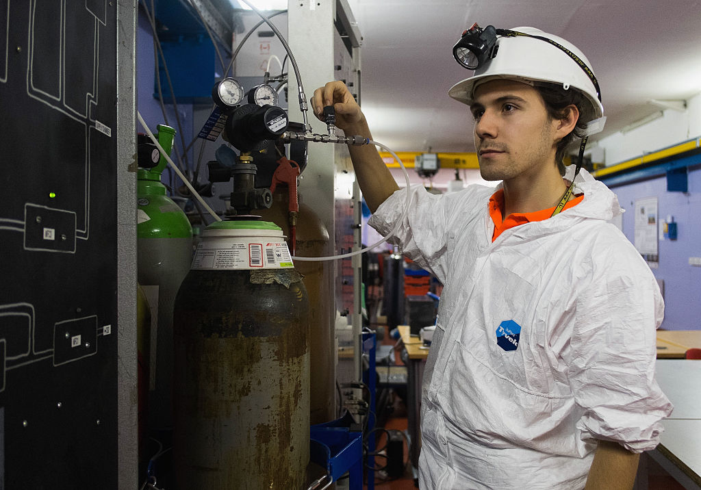 The Deep Underground Science Facility in Boulby Mine hosts research into astrophysics, climate change and dark matter research. Photo by Ian Forsyth/Getty Images