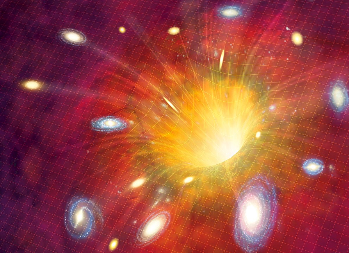 Illustration depicting the Big Bang. Credit: Marck Garlick / Science Photo Library / Getty Images