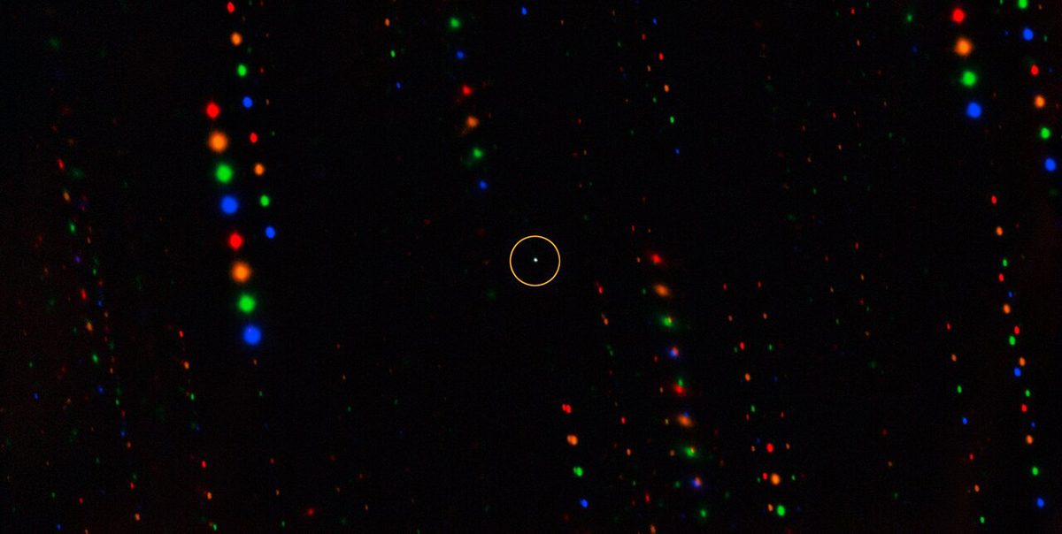 Asteroid 1998 KY26 seen by the&nbsp;Gemini South telescope. Credit: International Gemini Observatory/NOIRLab/NSF/AURA/T. Santana-Ros
