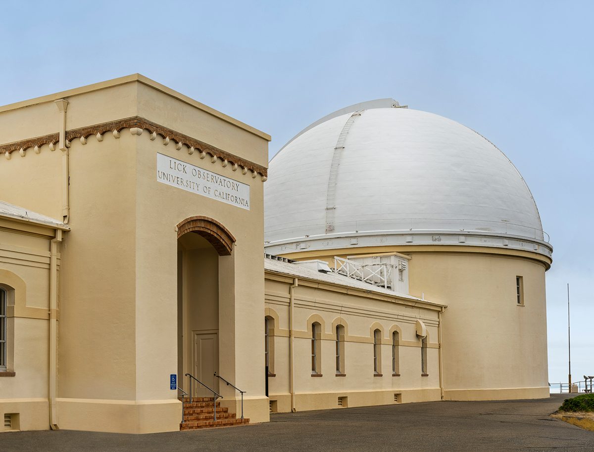 Dome, steps and entrance to the Lick Observatory, University of California. Credit: Barbaraaaa / Getty Images