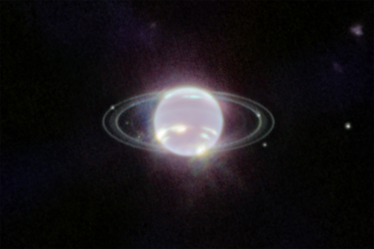 A view of Neptune, its rings and moons captured by the James Webb Space Telescope, 12 July 2022. Credit: Credit: NASA, ESA, CSA, STScI, processed by Joseph DePasquale (STScI)