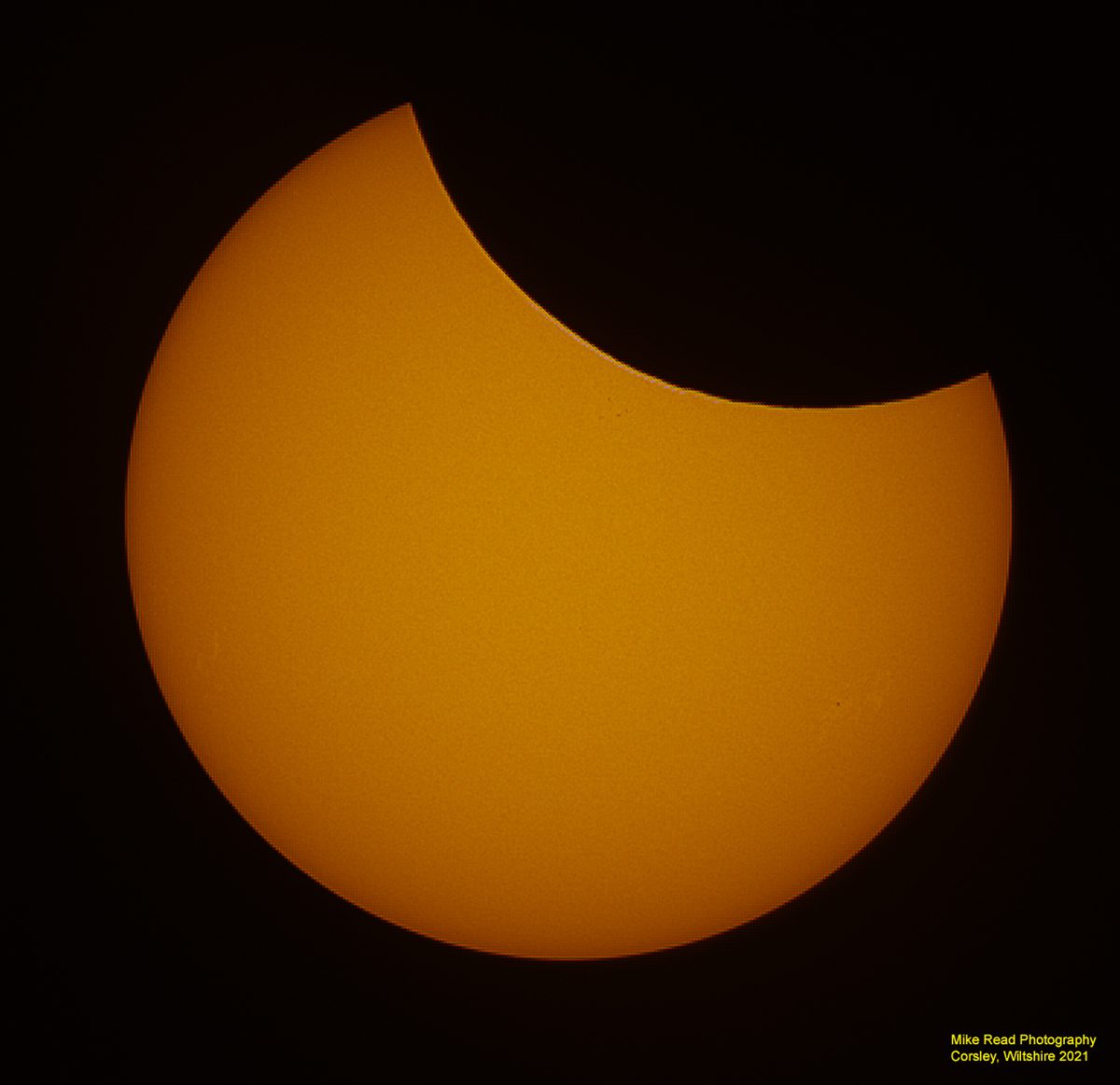 Image of the 10 June 2021 partial solar eclipse