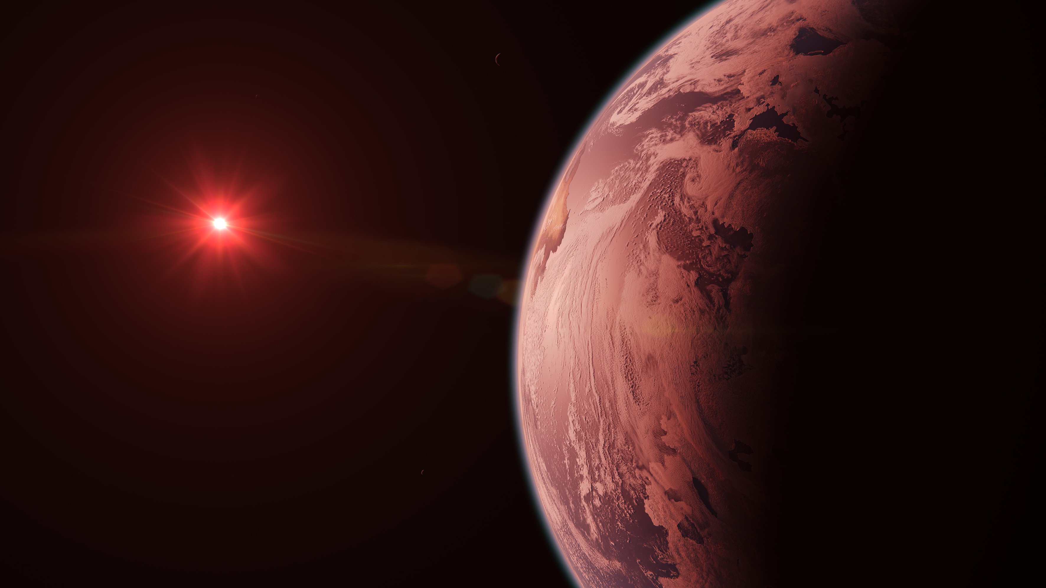 Gases - or biosignatures - indicating life may be detectable on exoplanets orbiting M-class red dwarfsCredit: Darryl Fonseka/iStock/Getty Images