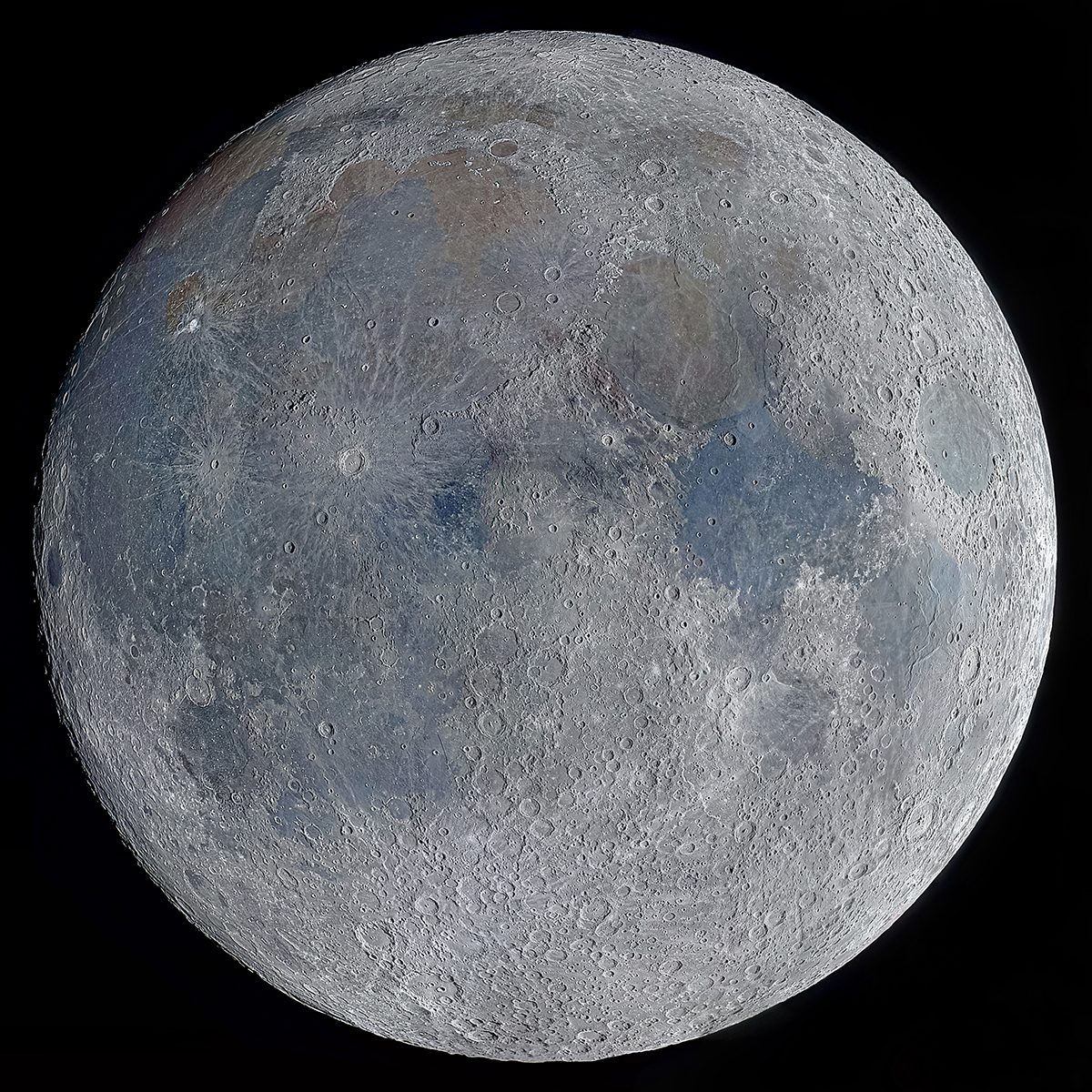 Shadow Moon © Richard Addis (UK), Our Moon category. Taken with a Celestron NexStar 6SE telescope, Celestron Advanced GT mount, ZWO ASI120MC camera, 1,500 mm f/10, approximately 7,000 x 1–6-millisecond exposures. Location: Wallasey, Merseyside, England, 31 March–14 April 2025