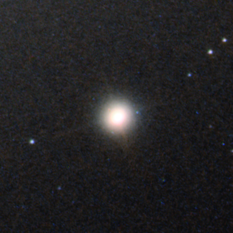 17 September 2014 Astronomers believe a huge black hole lies at the centre of the dwarf galaxy M60-UCD1. Located 54 million lightyears away, it’s the smallest known galaxy with a supermassive black hole.
