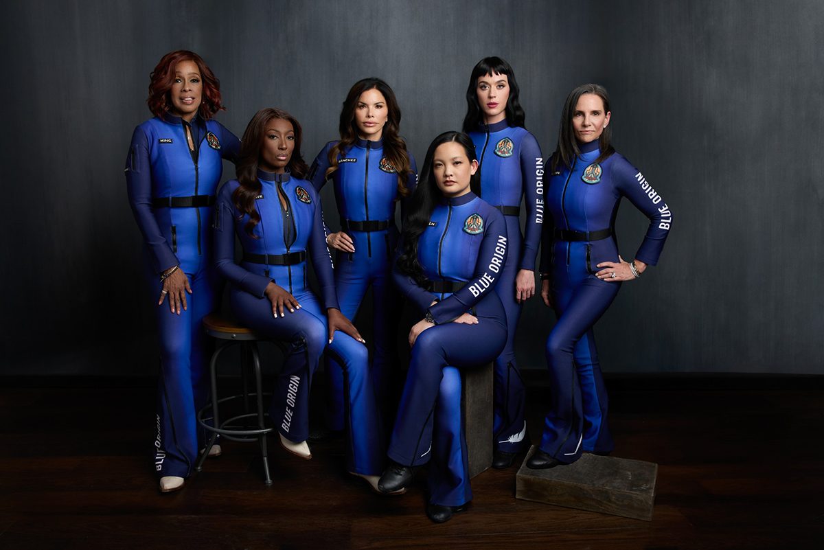 The Blue Origin NS-31 crew