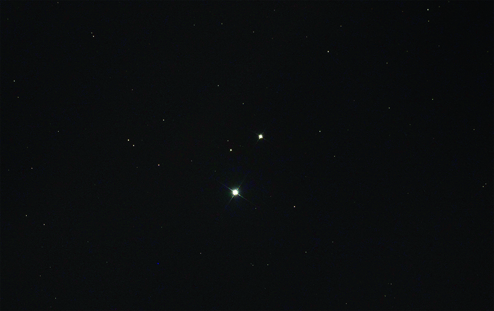 Double star Mizar and Alcor. Credit: BBC Sky at Night Magazine