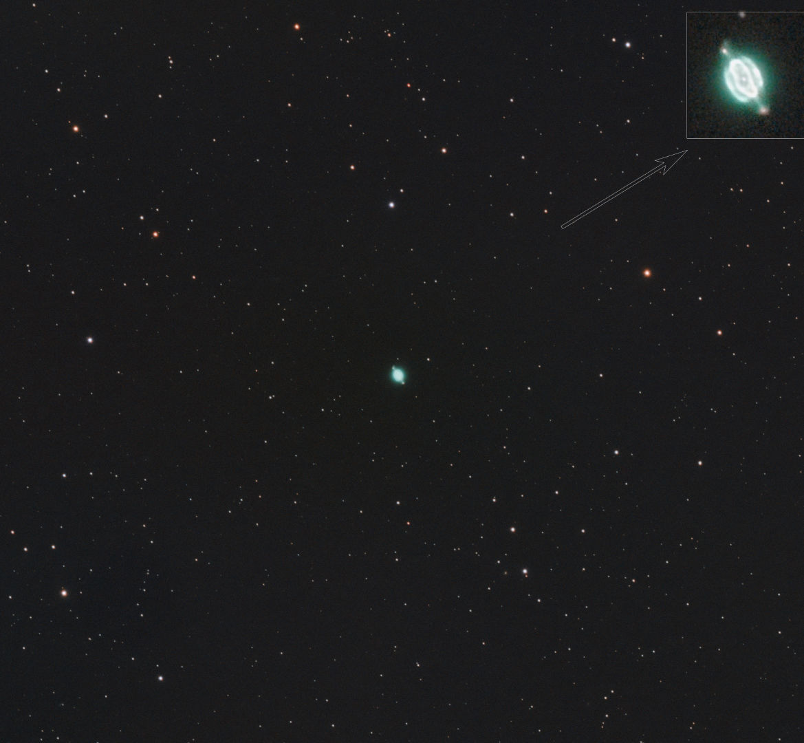 The Saturn Nebula, NGC 7009 Fernando Oliveira de Menezes, Jales, São Paulo, Brazil, 7 October 2021 Equipment: ZWO ASI6200MC camera, Sky-Watcher Esprit 150ED refractor, iOptron CEM60 mount
