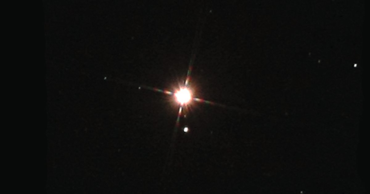 Star Mira in Cetus. Credit: Pete Lawrence