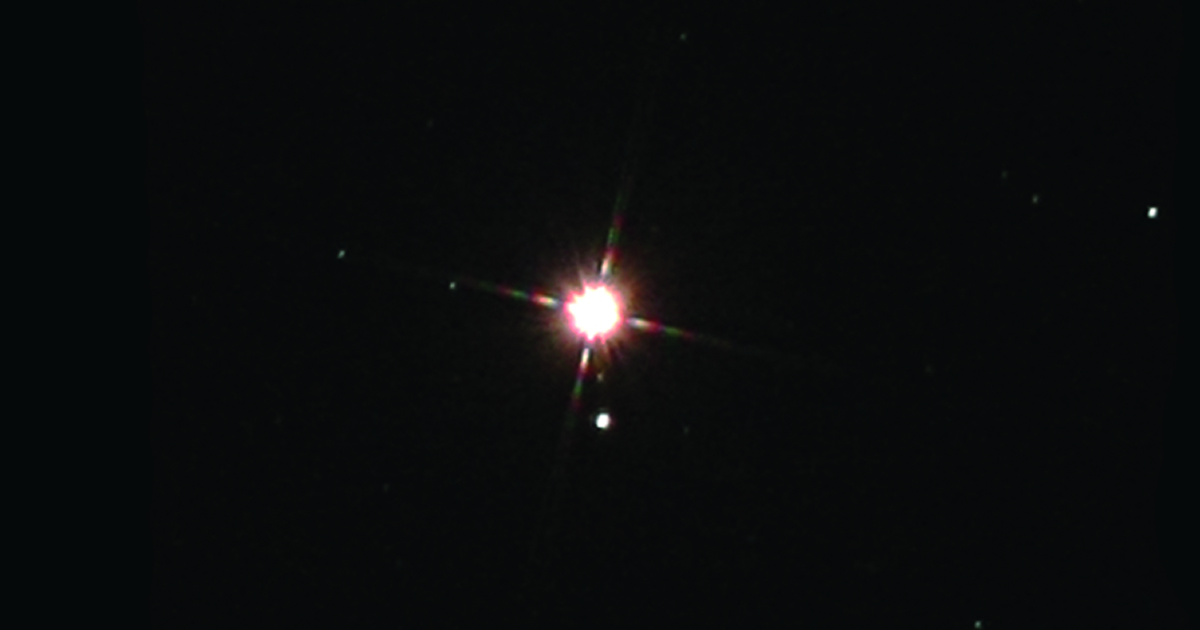 Star Mira in Cetus. Credit: Pete Lawrence