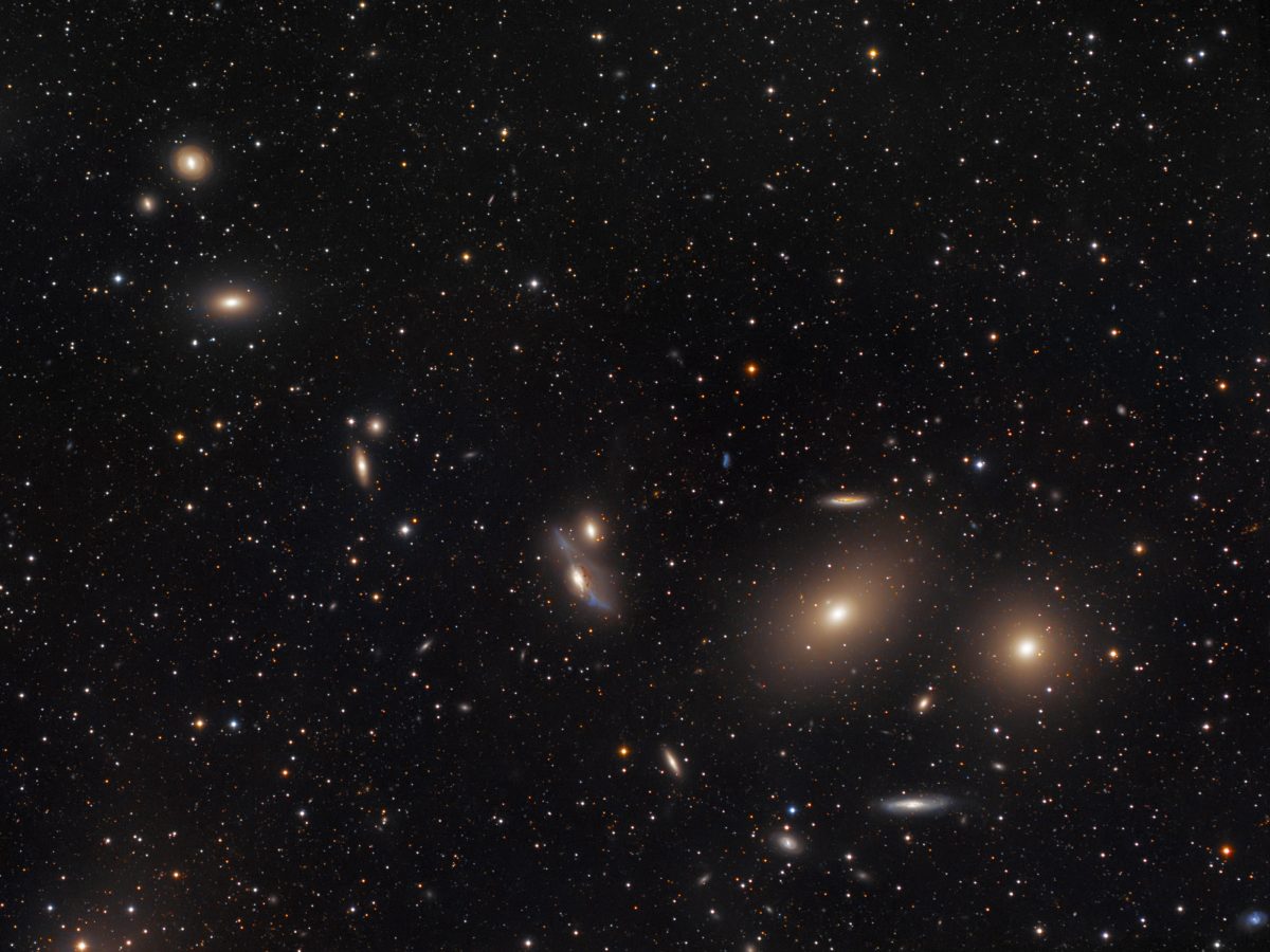 Markarian's Chain by Bob Franke, Chino Valley, AZ, USA.