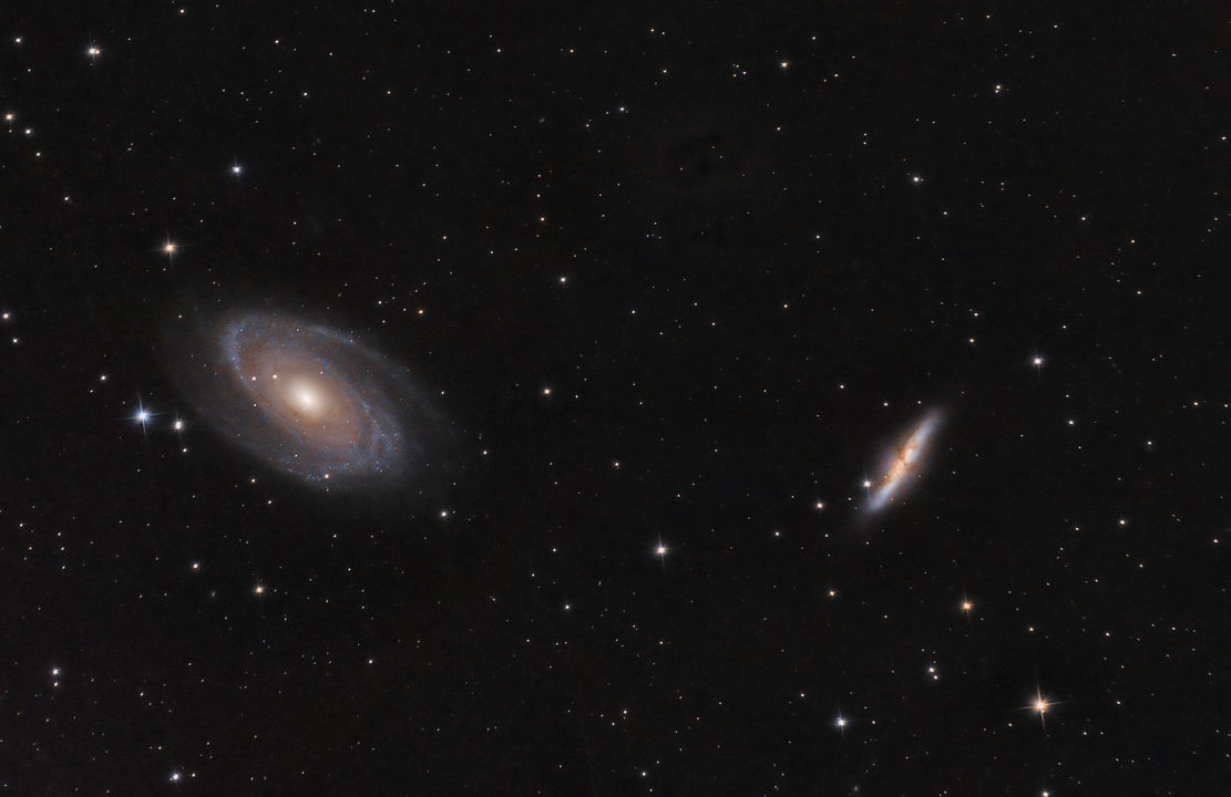 Bode’s Nebulae Matt Baker, Ashbourne, 30 March 2019 Equipment: Nikon D3200 DSLR camera, Sky-Watcher Explorer 130P-DS Newtonian, Sky-Watcher HEQ5 Pro mount.