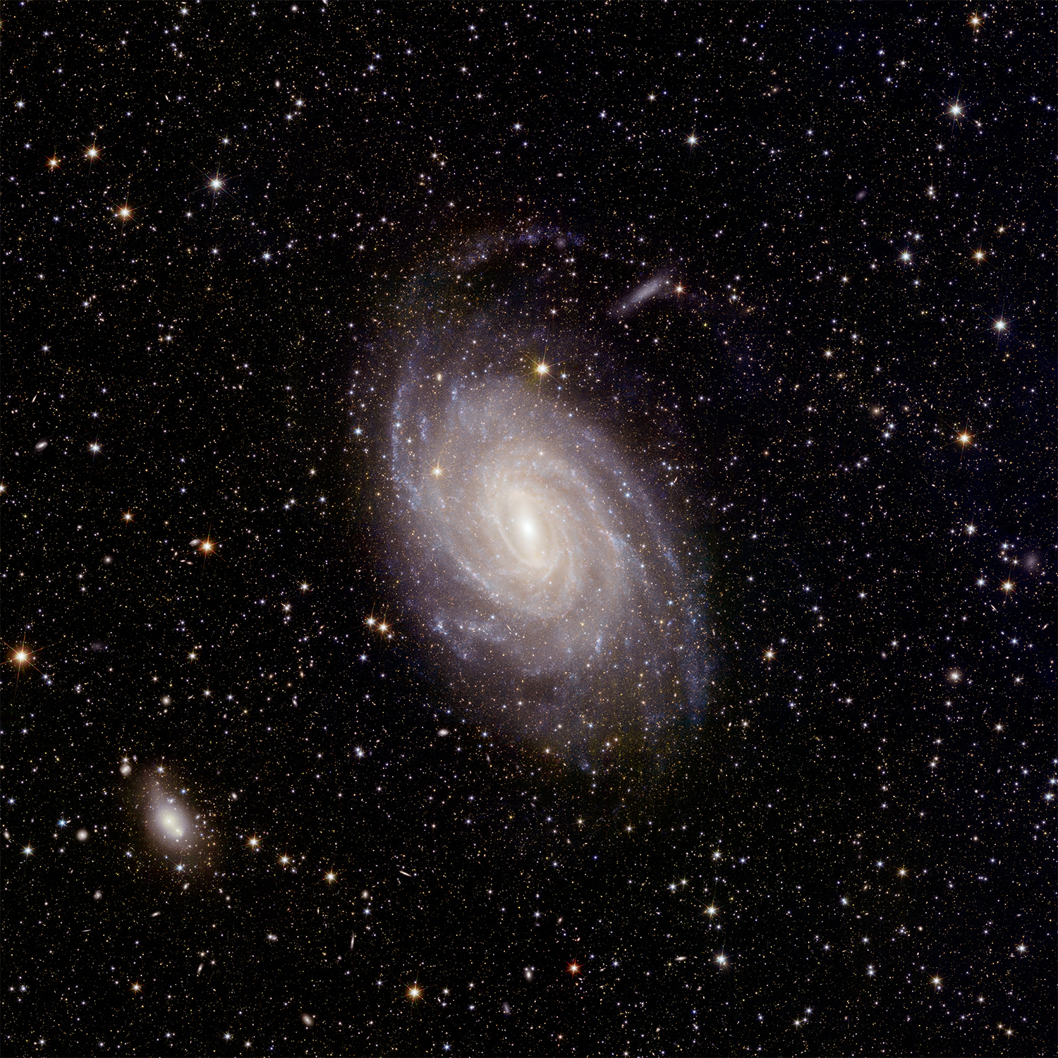 Euclid spacecraft image of spiral galaxy NGC 6744, 30 million lightyears away within the Local Group. Credit: ESA/Euclid/Euclid Consortium/NASA, image processing by J.-C. Cuillandre (CEA Paris-Saclay), G. Anselmi; CC BY-SA 3.0 IGO or ESA Standard Licence.