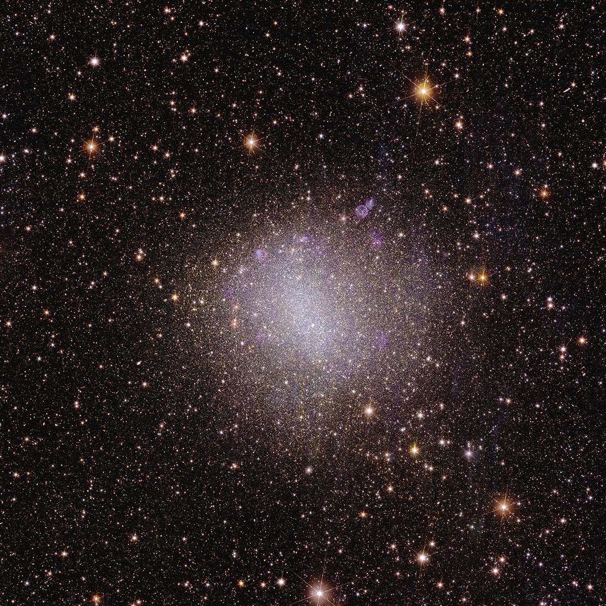 Irregular galaxy NGC 6822, captured by the European Space Agency's Euclid mission. Released 7 November 2023. Credit: ESA/Euclid/Euclid Consortium/NASA, image processing by J.-C. Cuillandre (CEA Paris-Saclay), G. Anselmi; CC BY-SA 3.0 IGO