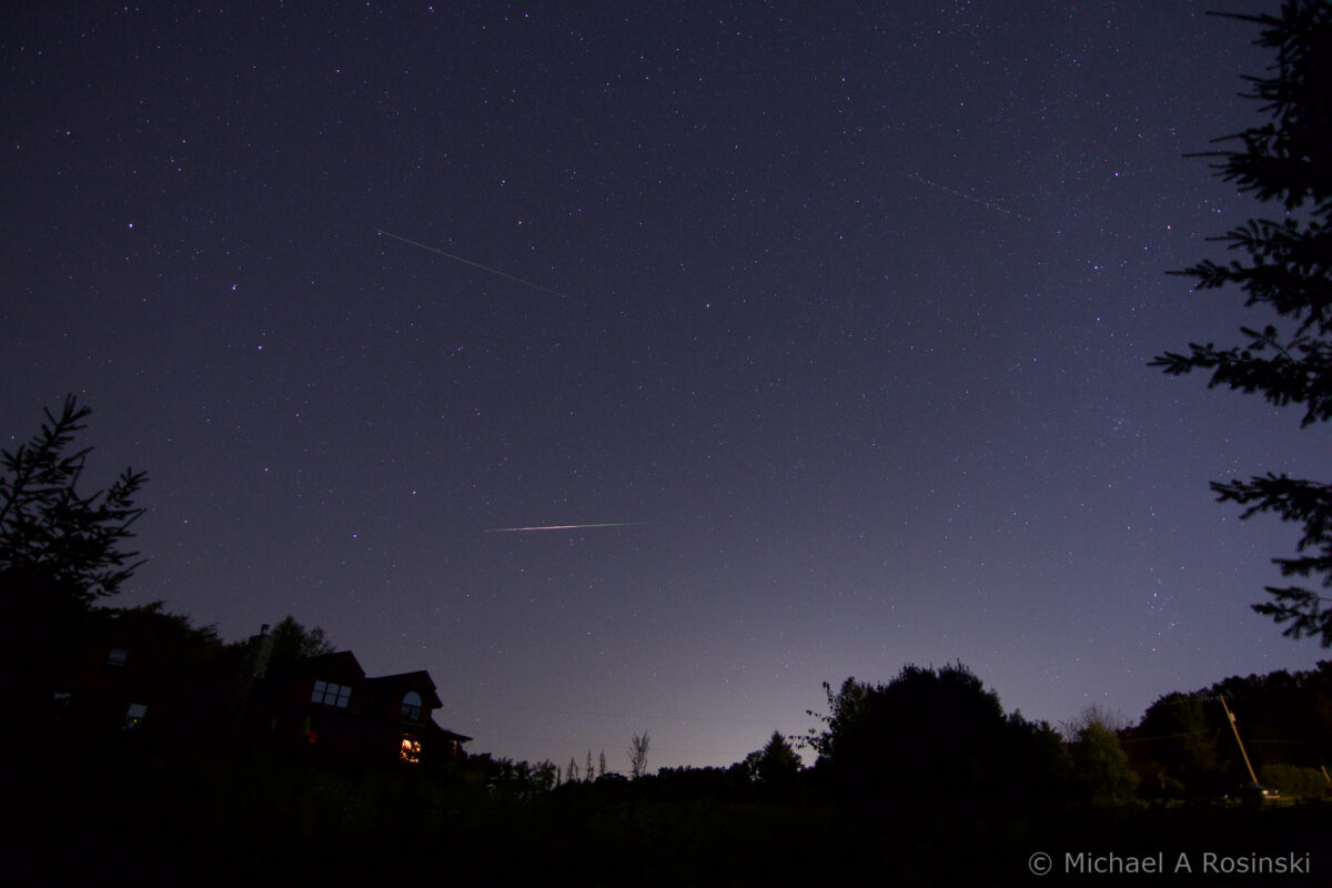 Perseids_008 Perseids Meteor Shower Aug 11-12 2015 by Michael Rosinski, Howell, Michigan, USA. Equipment: Canon 70D, UWA 11-16mm lens