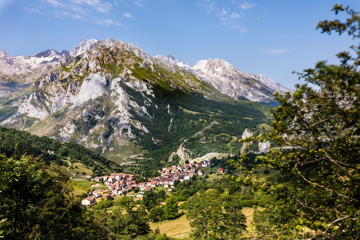 Sotres, Picos de Europa National Park, Spain. Credit: Manuel ROMARIS / Getty Images