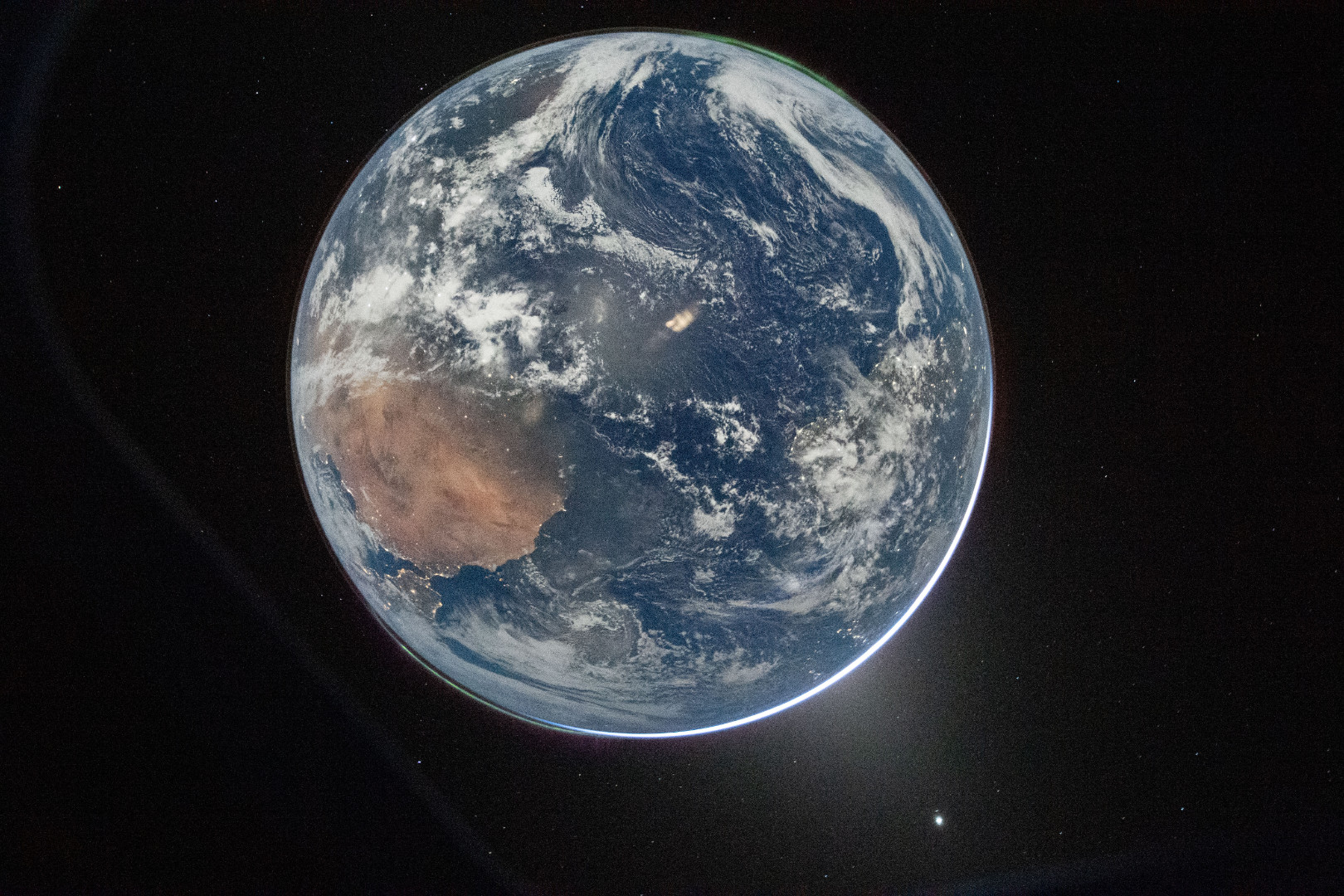 Earth from the Orion spacecraft 2 April 2026 Credit: NASA