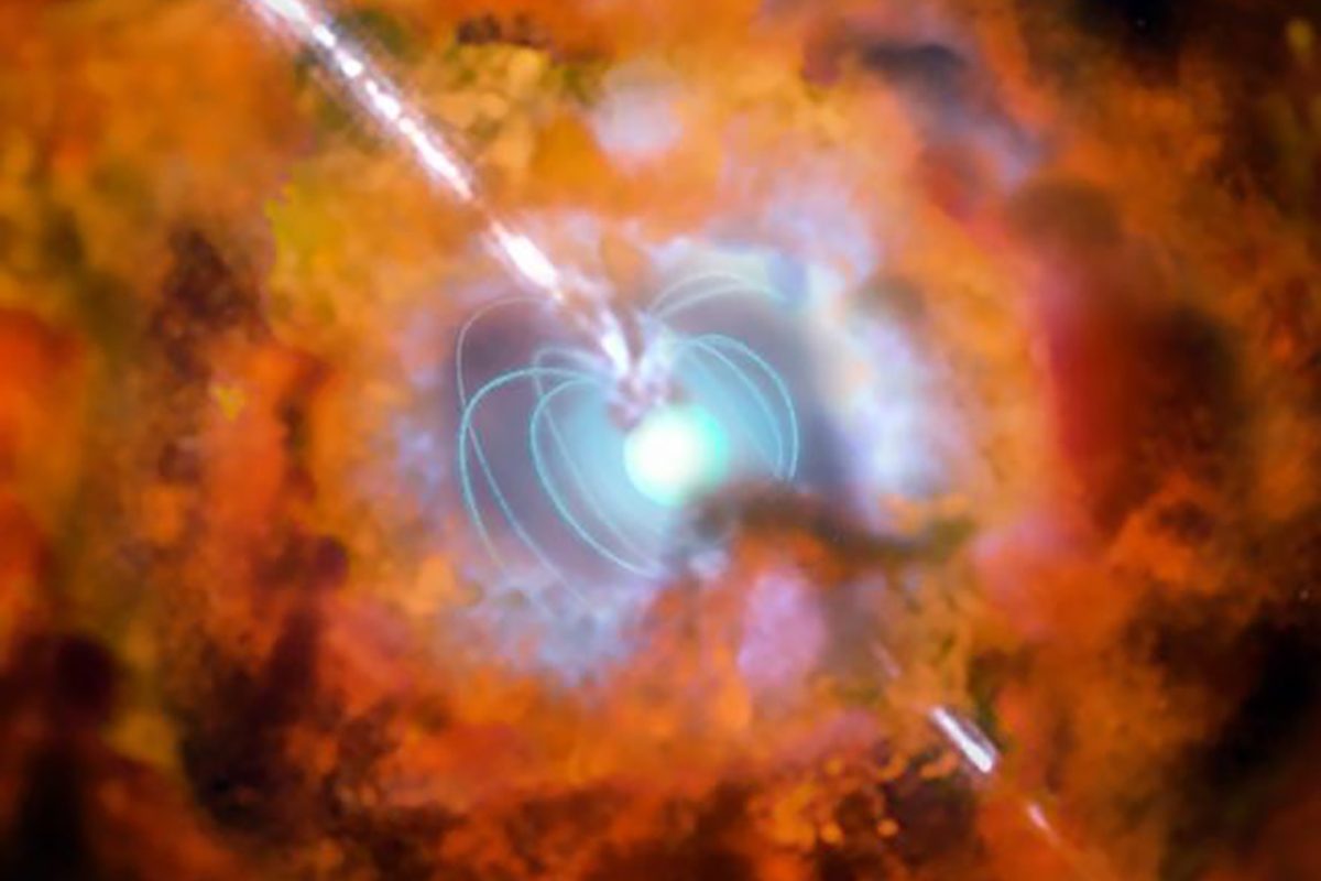 An enormous explosion has occurred in deep space – and scientists caught it within minutes of the detonation - BBC Sky at Night Magazine image