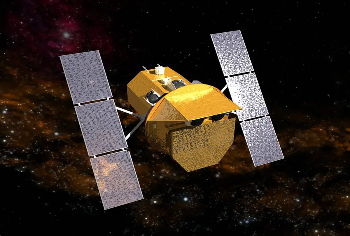 Impressão artística do Observatório Gehrels Swift da NASA. Crédito: NASA