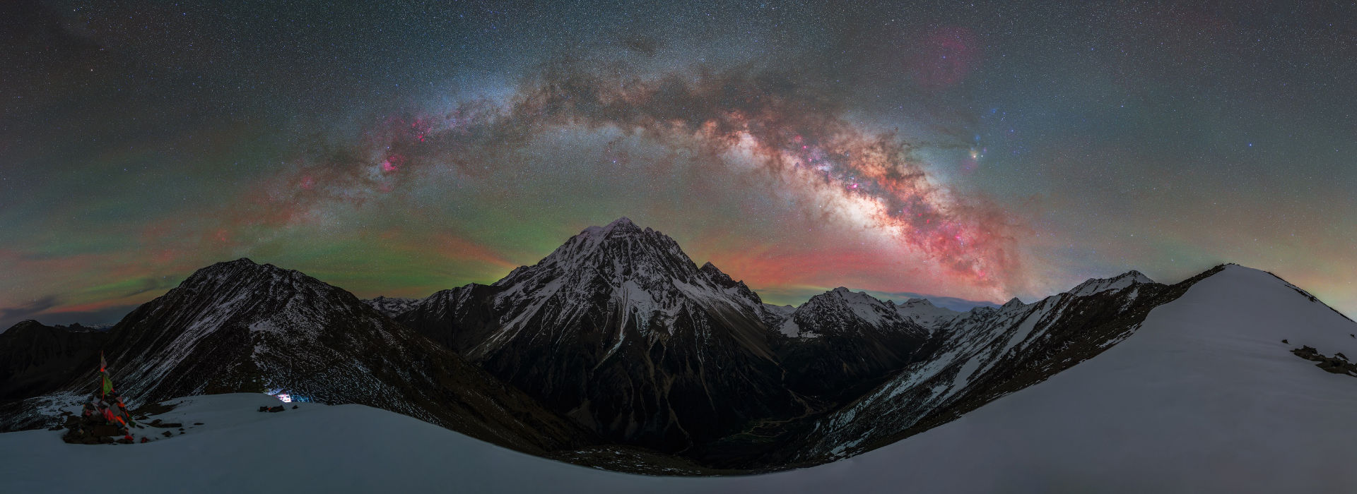The Milky Way over Mt Yala Douglas Jiang, Mt Yala, Sichuan, China, 19 May 2026 Equipment: Canon EOS 6D Mk II camera, Tamron SP 35mm lens, Benro TR298CK tripod