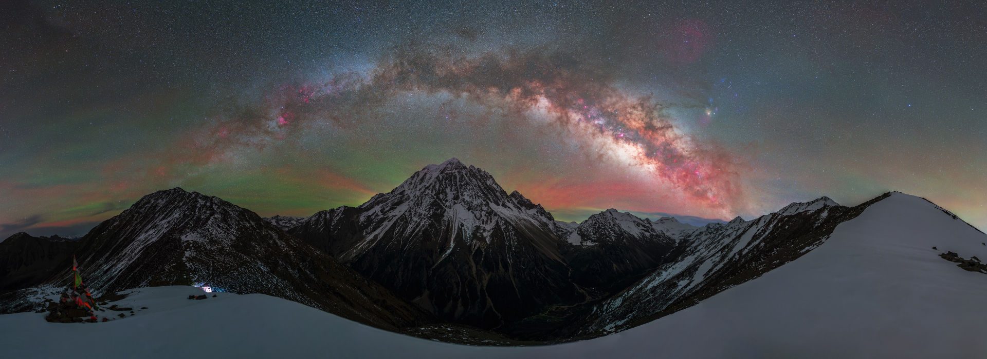 The Milky Way over Mt Yala Douglas Jiang, Mt Yala, Sichuan, China, 19 May 2026 Equipment: Canon EOS 6D Mk II camera, Tamron SP 35mm lens, Benro TR298CK tripod