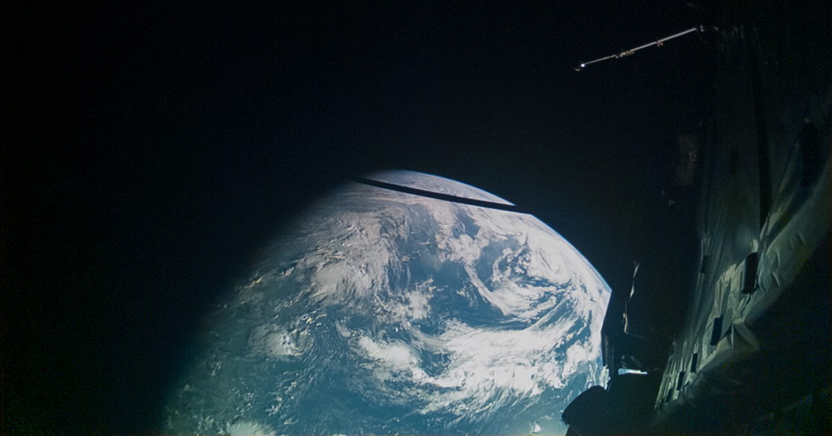 Image of Earth captured by the European Space Agency's Juice spacecraft during a flyby on 20 August 2024.