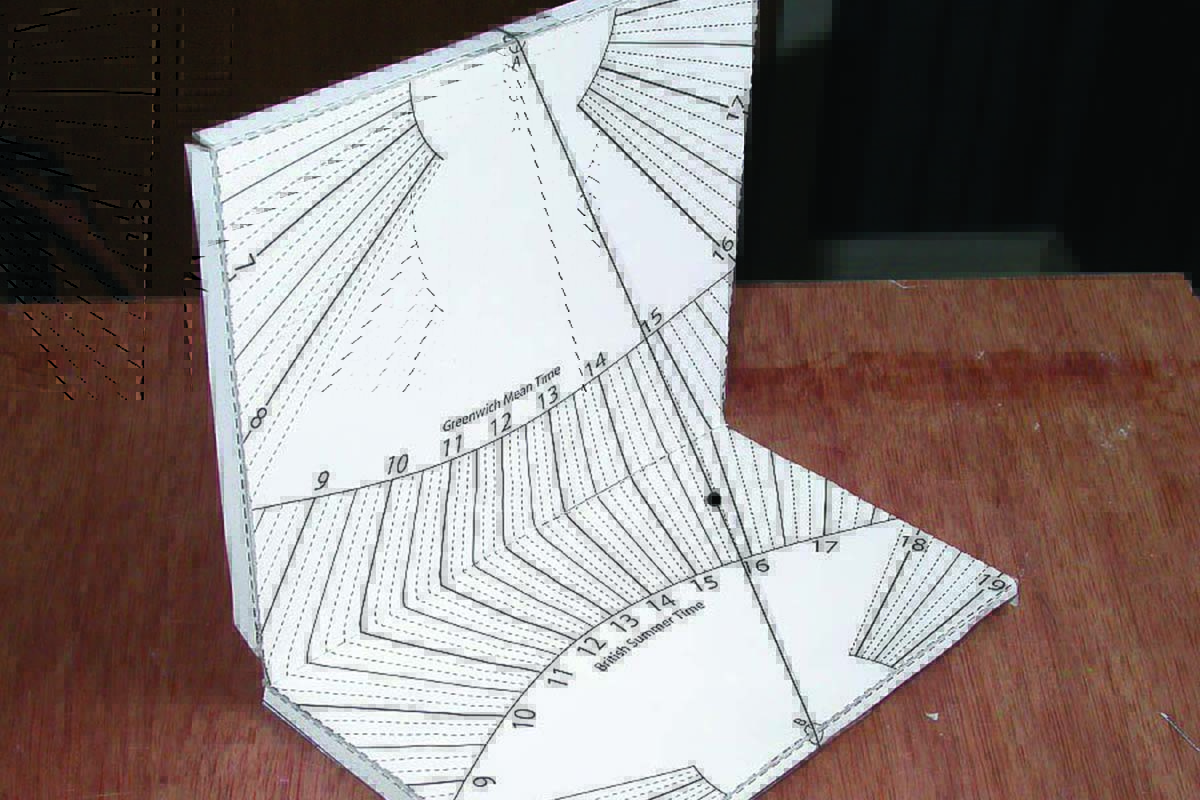 One of the most popular space activities for kids - a portable sundial!