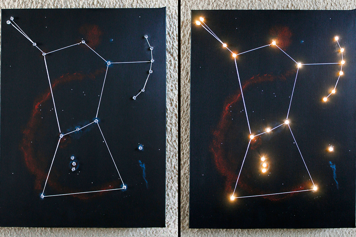 make fairylight constellation