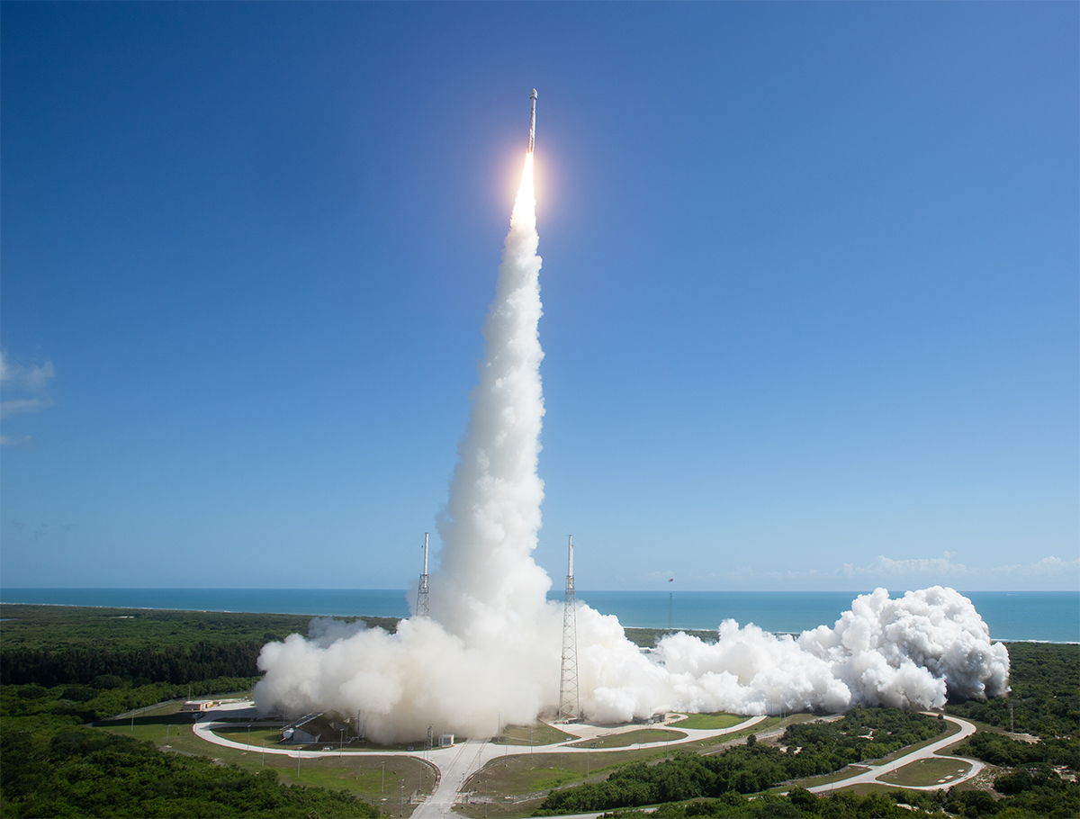 The NASA Boeing Crew Flight Test launches on an Atlas V rocket from Cape Canaveral Space Force Station, 5 June 2024. Credit: NASA/Joel Kowsky