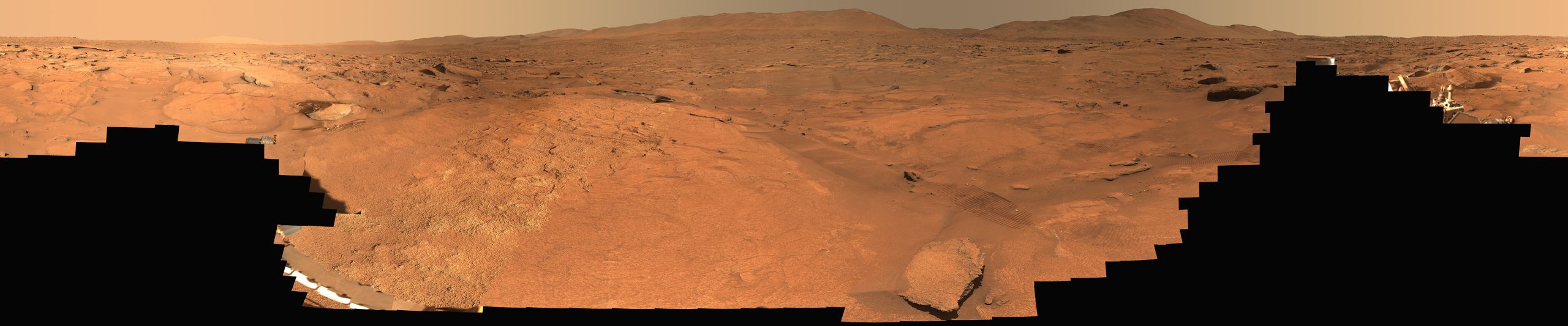 Image of the Margin Unit on Mars, as seen by the Perseverance rover between 8–16 October 2023. Credit: NASA/JPL-Caltech/MSSS